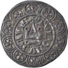 Moeda, França, Philip IV, Maille Tierce, AU(55-58), Prata, Duplessy:219