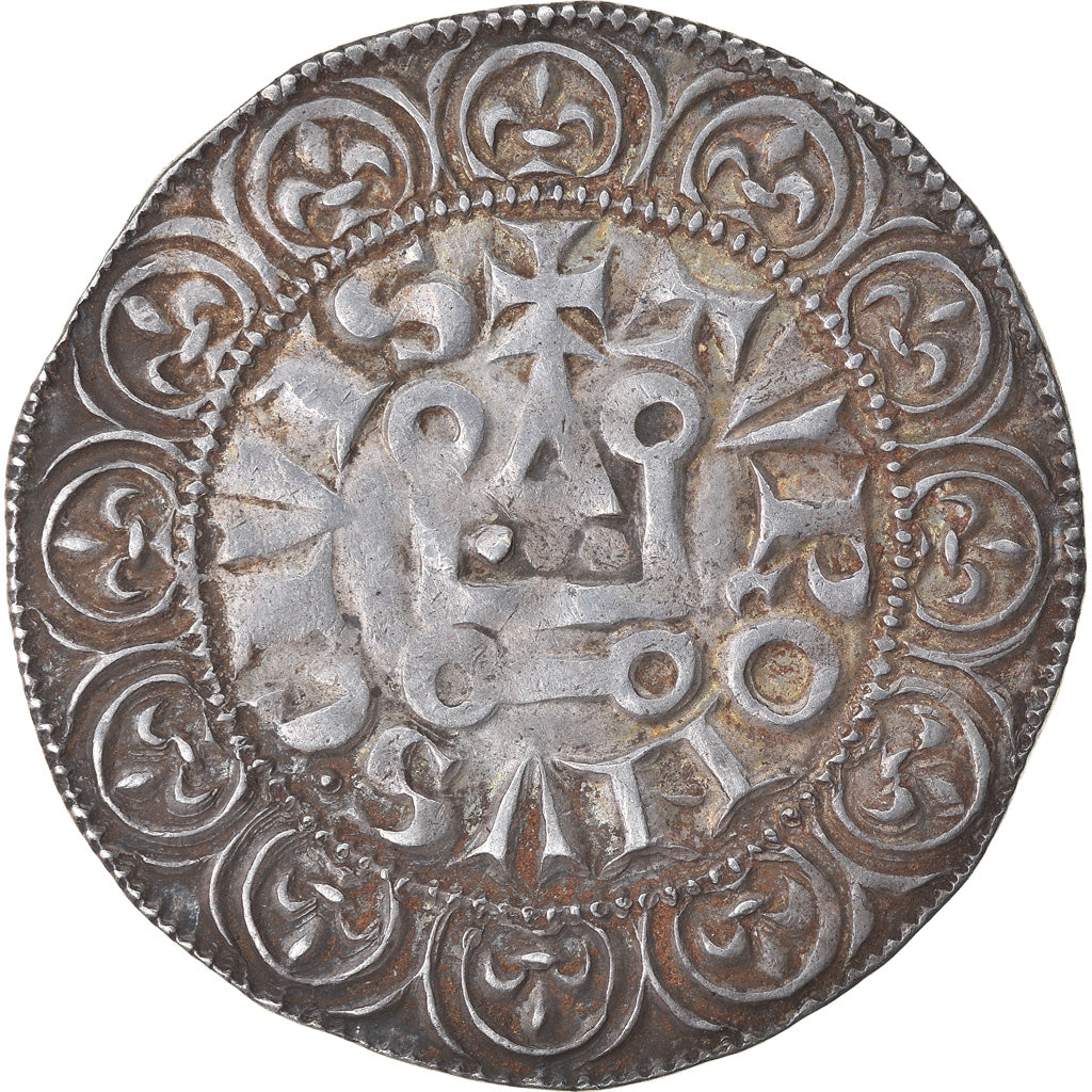 Moneda, Francia, Philip IV, Gros Tournois, MBC, Plata, Duplessy:213