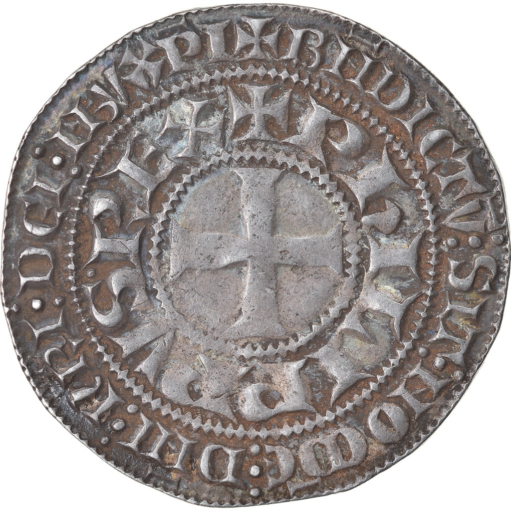 Moneda, Francia, Philip IV, Gros Tournois, MBC, Plata, Duplessy:213