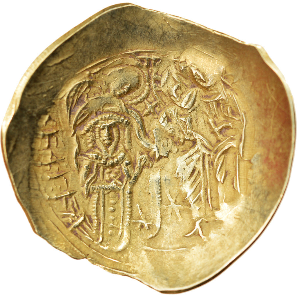 Moeda, Michael VIII Palaeologus, Hyperpyron, Constantinople, EF(40-45), Dourado