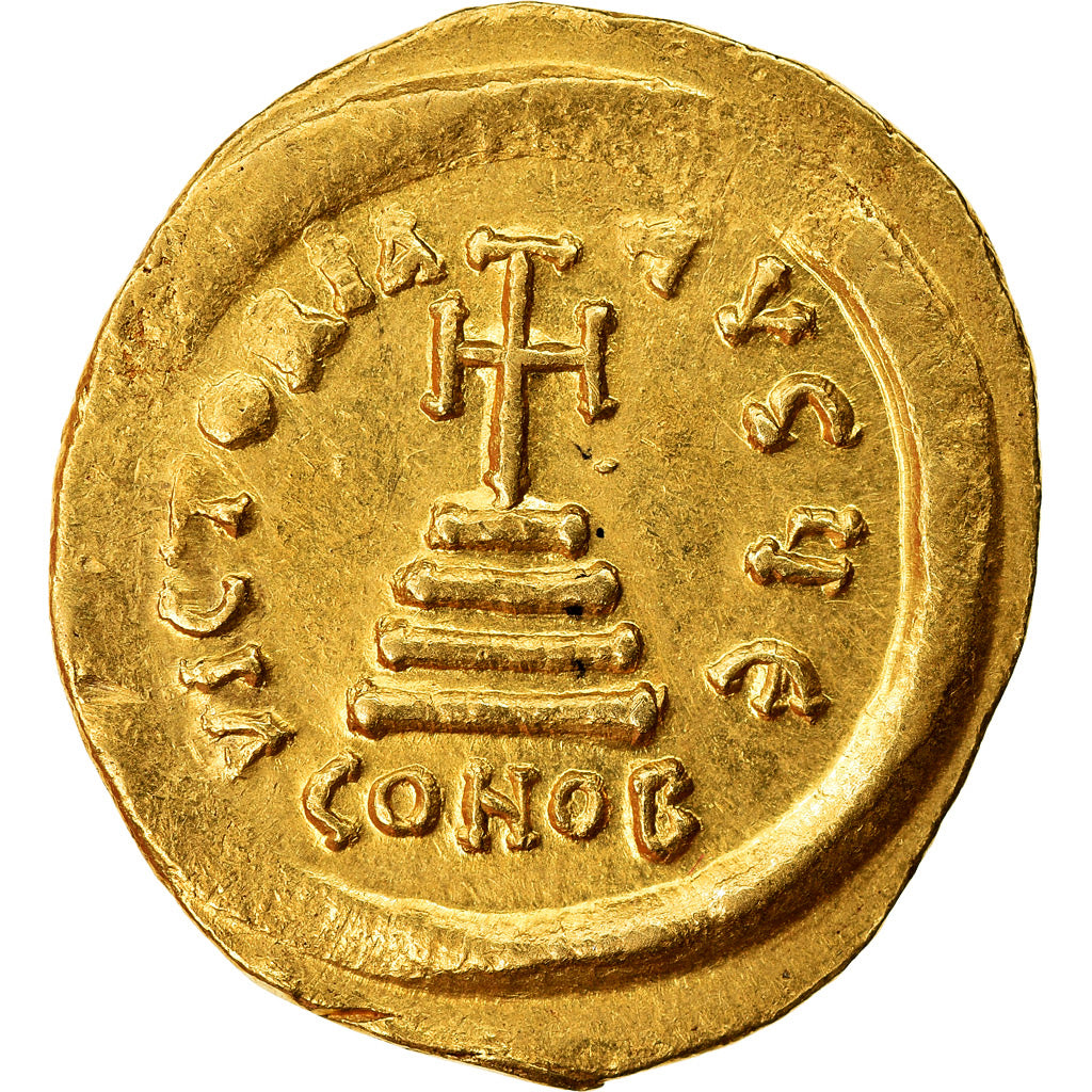 Coin, Heraclius, Solidus, 610-613, Constantinople, AU(55-58), Gold, Sear:731