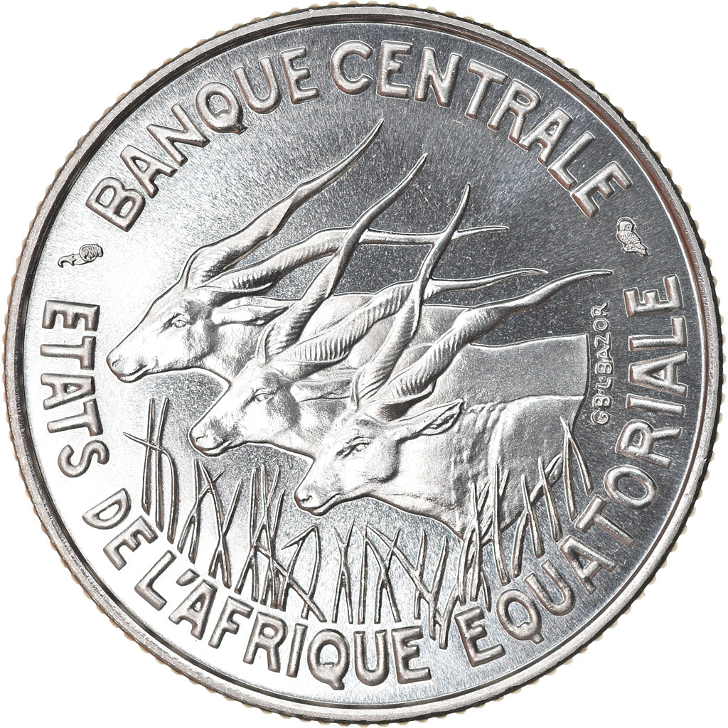 Coin, EQUATORIAL AFRICAN STATES, 100 Francs, 1966, Paris, ESSAI, MS(65-70)