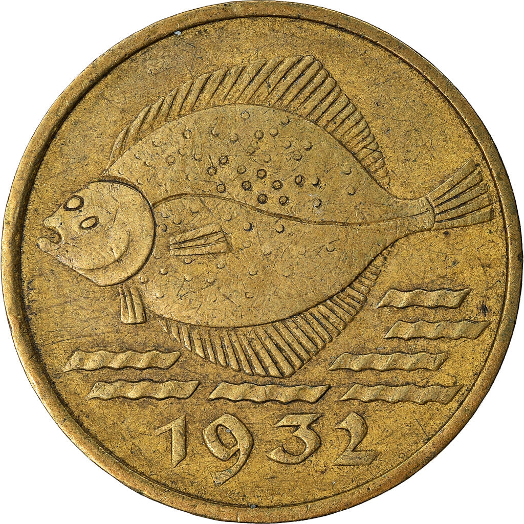 Coin, DANZIG, 5 Pfennig, 1932, AU(50-53), Aluminum-Bronze, KM:151