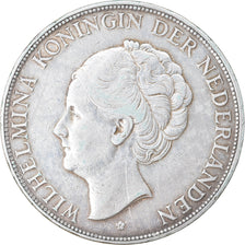 Munten, Nederland, Wilhelmina I, 2-1/2 Gulden, 1929, ZF, Zilver, KM:165