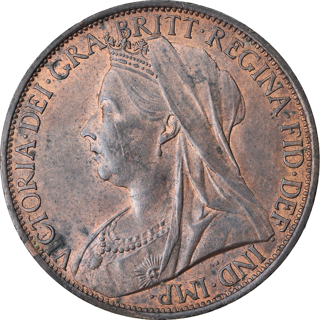 Coin, Great Britain, Victoria, Penny, 1898, AU(50-53), Bronze, KM:790