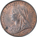 Coin, Great Britain, Victoria, Penny, 1898, AU(50-53), Bronze, KM:790