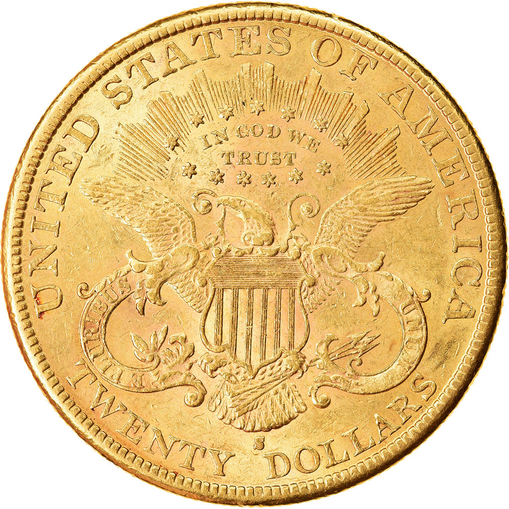 Coin, United States, Liberty Head, $20, Double Eagle, 1891, U.S. Mint, San