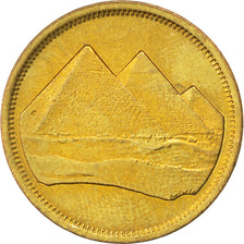 EGYPT, 5 Piastres, 1984, KM #622.1, MS(63), Aluminum-Bronze, 23.39, 4.89