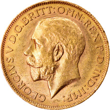 Moneta, Australia, George V, Sovereign, 1918, Perth, BB+, Oro, KM:29