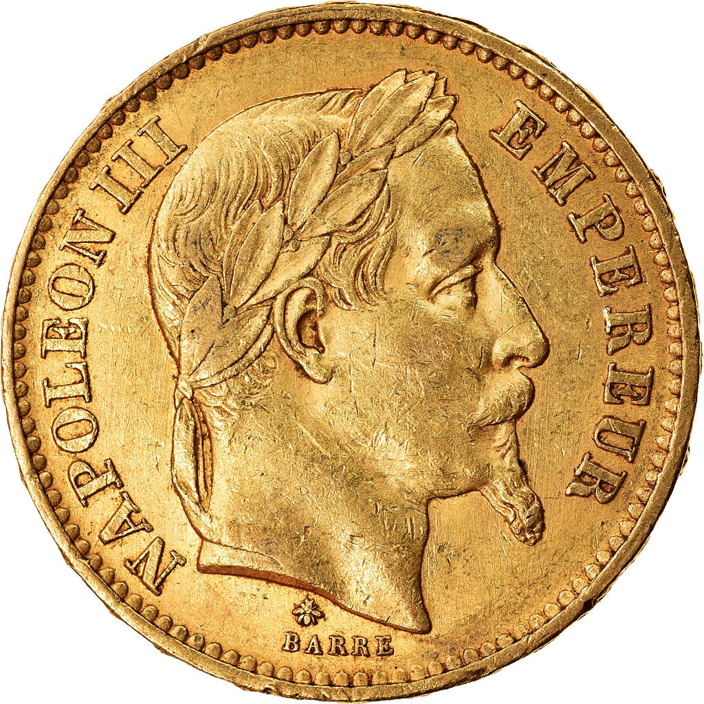 Monnaie, France, Napoleon III, Napoléon III, 20 Francs, 1868, Paris, TTB, Or