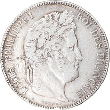 Coin, France, Louis-Philippe, 5 Francs, 1832, La Rochelle, VF(30-35), Silver