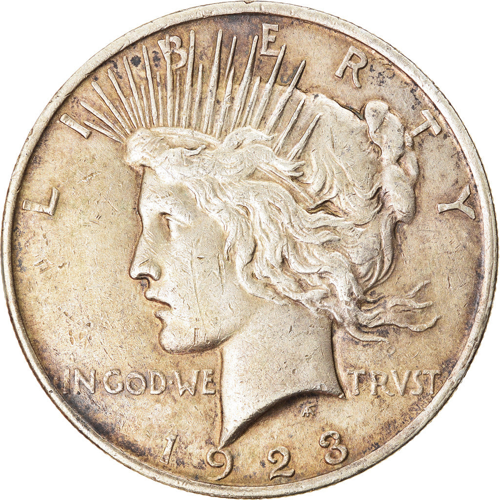 Coin, United States, Peace Dollar, Dollar, 1923, U.S. Mint, Philadelphia