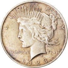Coin, United States, Peace Dollar, Dollar, 1923, U.S. Mint, Philadelphia
