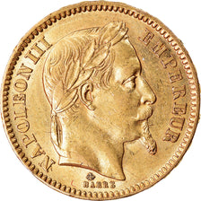 Monnaie, France, Napoleon III, Napoléon III, 20 Francs, 1862, Paris, TTB+, Or