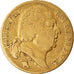 Moneda, Francia, Louis XVIII, 20 Francs, 1819, Paris, BC+, Oro
