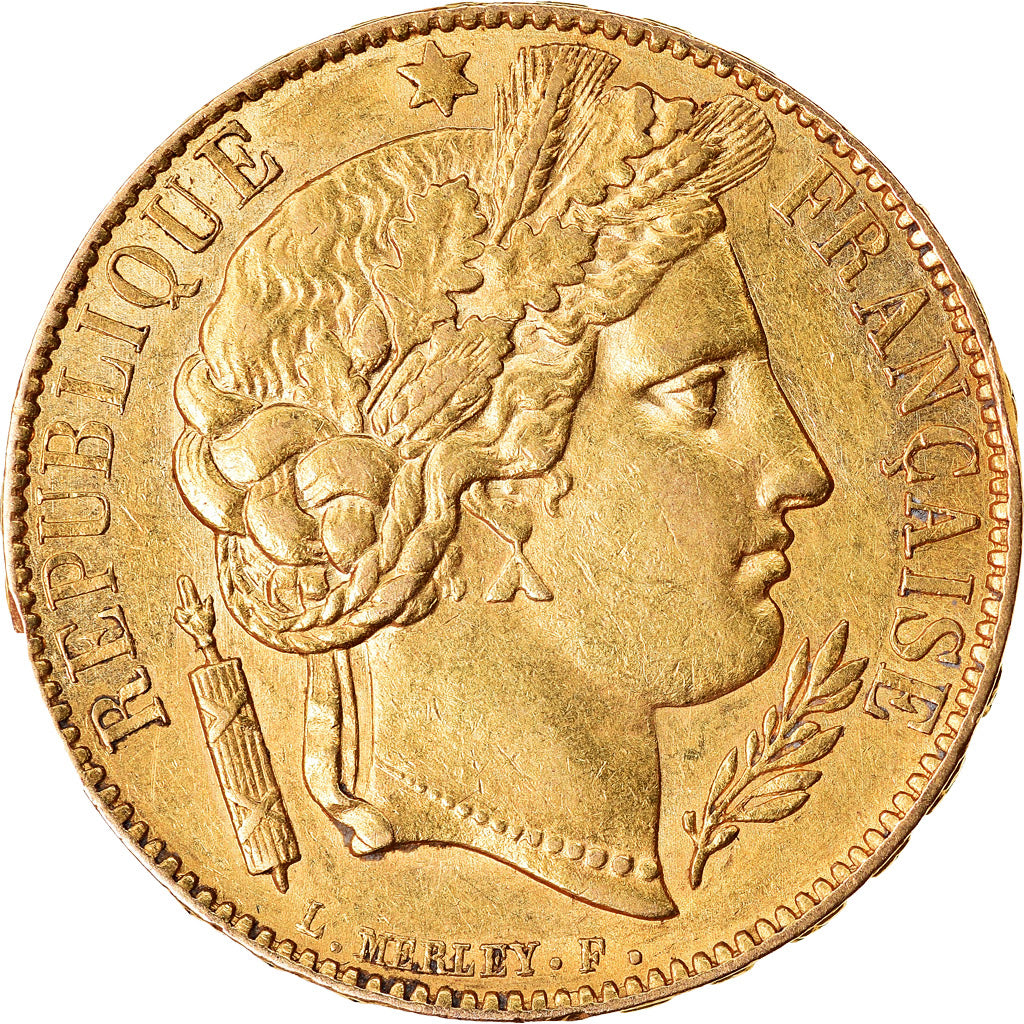 Moneta, Francia, Cérès, 20 Francs, 1851, Paris, SPL-, Oro, KM:762