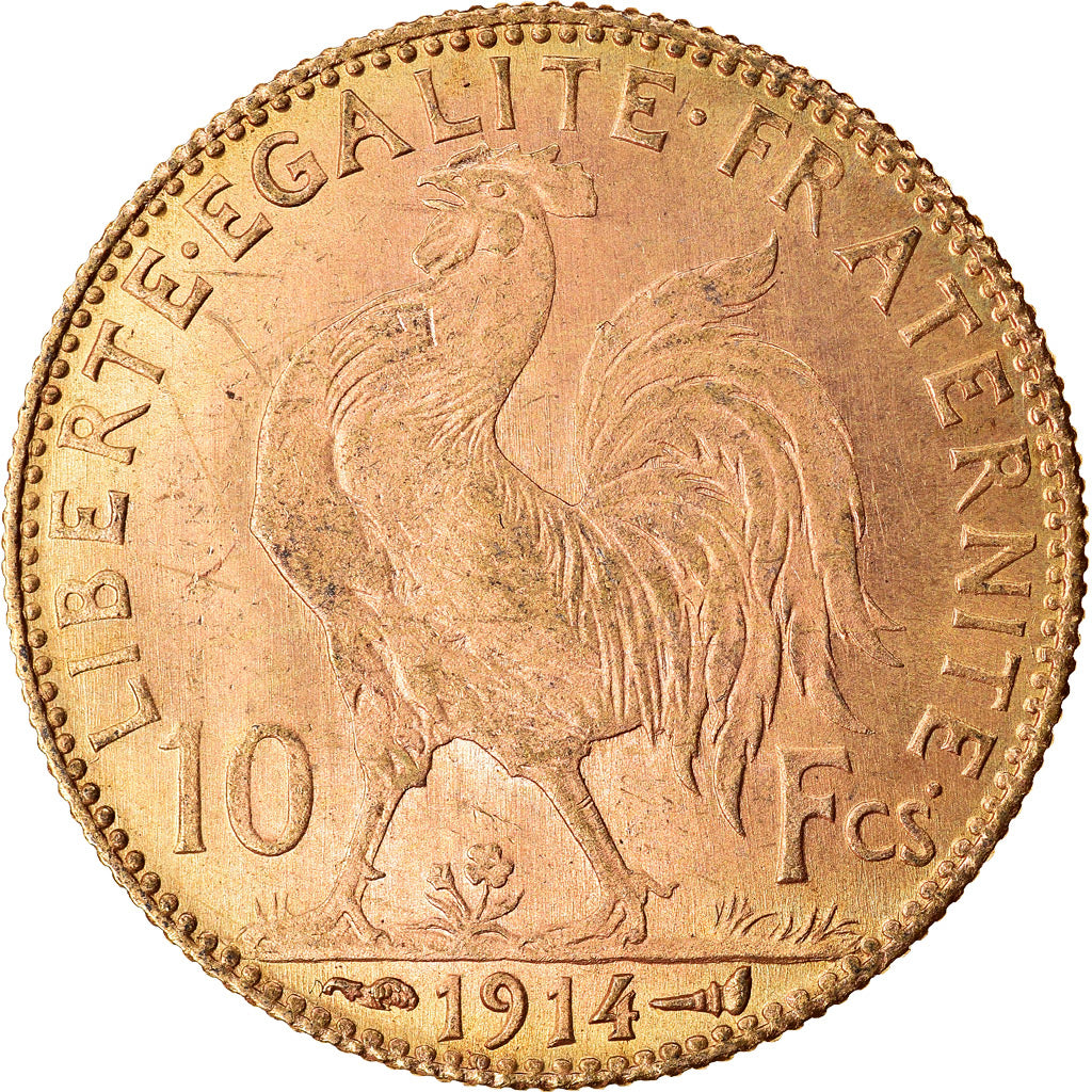 Monnaie, France, Marianne, 10 Francs, 1914, Paris, SPL, Or, Gadoury:1017, KM:846
