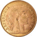 Moneta, Francja, Marianne, 10 Francs, 1914, Paris, AU(55-58), Złoto, KM:846
