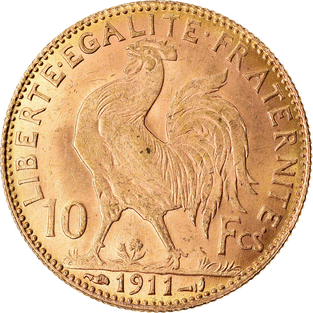 Monnaie, France, Marianne, 10 Francs, 1911, Paris, SUP, Or, Gadoury:1017, KM:846