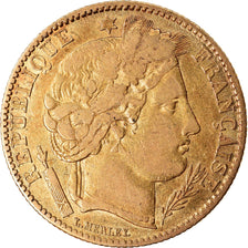 Coin, France, Cérès, 10 Francs, 1851, Paris, EF(40-45), Gold, KM:770