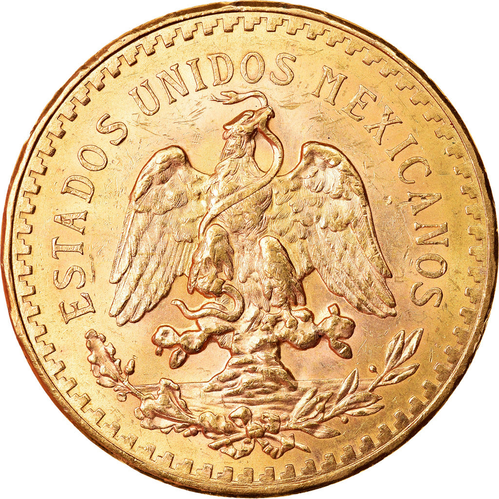 Coin, Mexico, 50 Pesos, 1946, Mexico City, AU(55-58), Gold, KM:481