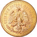 Moneta, Mexico, 50 Pesos, 1946, Mexico City, AU(55-58), Złoto, KM:481