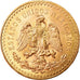 Moneda, México, 50 Pesos, 1928, Mexico City, EBC, Oro, KM:481