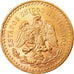 Moneda, México, 50 Pesos, 1945, Mexico City, EBC, Oro, KM:481