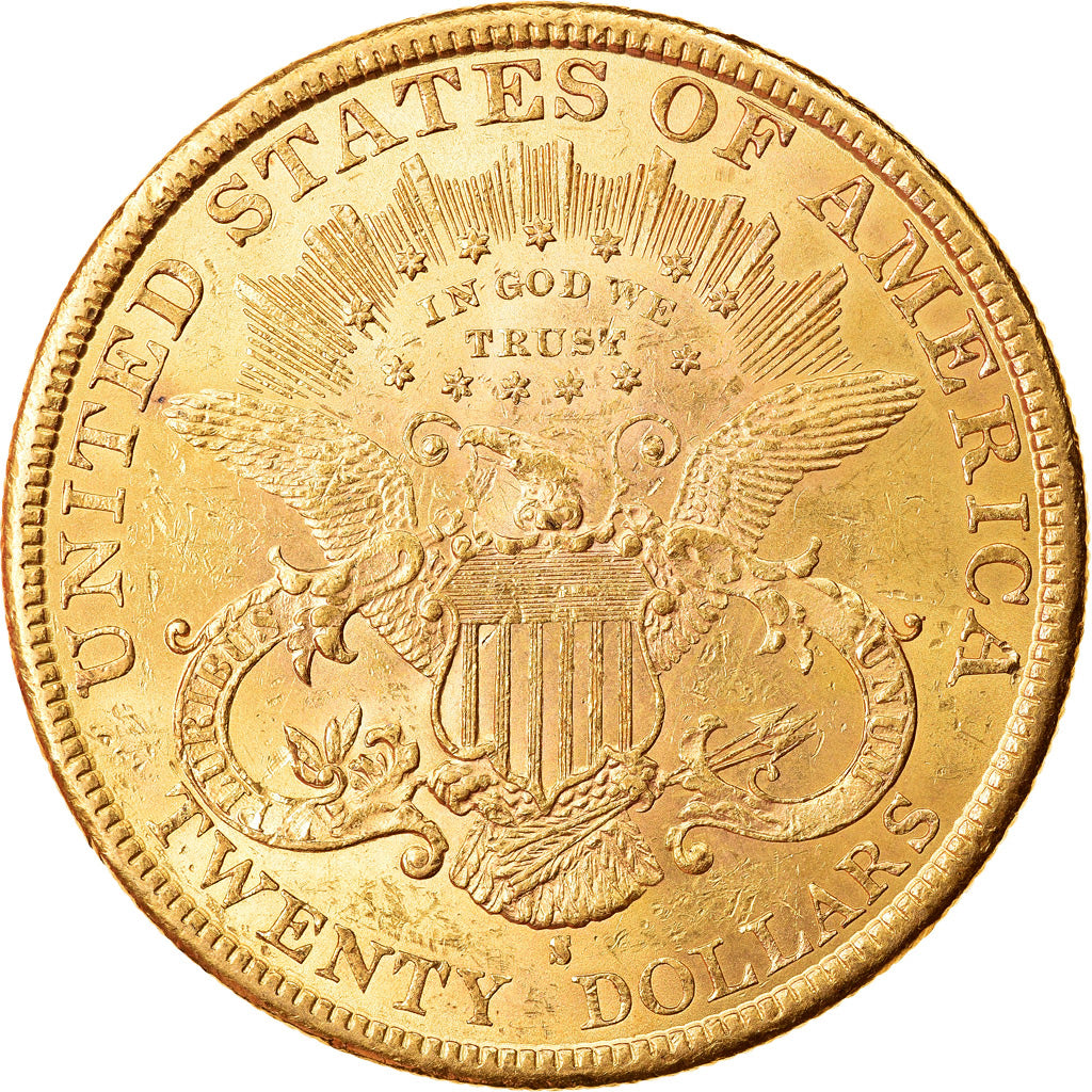 Coin, United States, Liberty Head, $20, Double Eagle, 1897, U.S. Mint, San