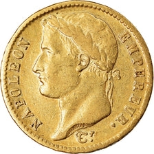 Moneta, Francja, Napoléon I, 20 Francs, 1810, Paris, EF(40-45), Złoto