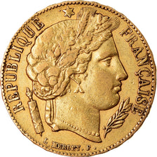 Coin, France, Cérès, 20 Francs, 1851, Paris, EF(40-45), Gold, KM:762