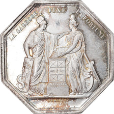 France, Medal, Banque de France, An VIII, Dumarest, AU(55-58), Silver