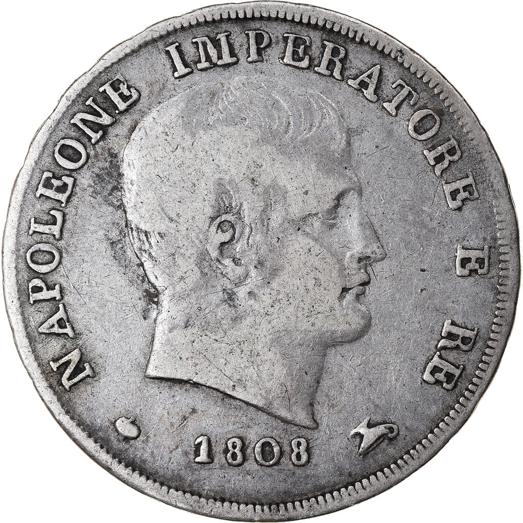 Coin, ITALIAN STATES, KINGDOM OF NAPOLEON, Napoleon I, 15 Soldi, 1808, Milan