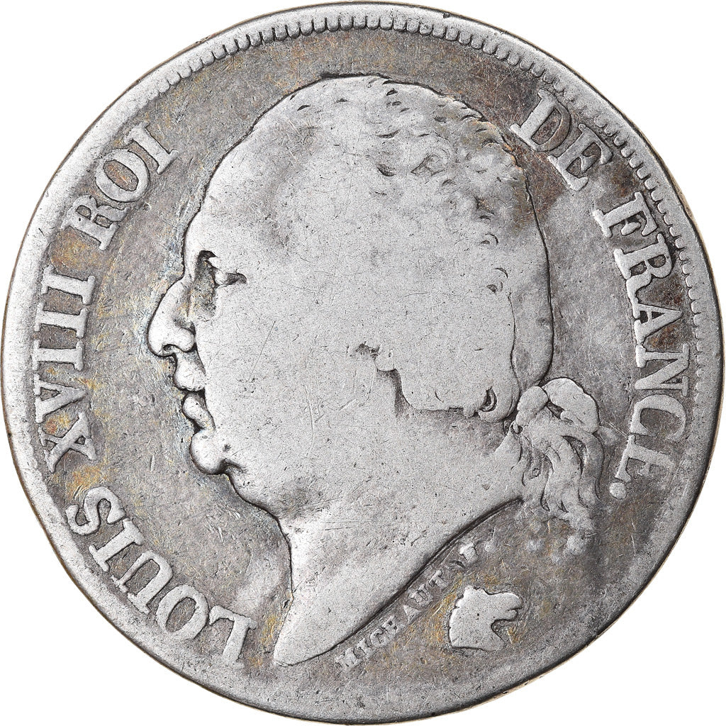 Münze, Frankreich, Louis XVIII, Louis XVIII, 2 Francs, 1823, Paris, S, Silber