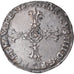 Coin, France, Henri IV, 1/4 Ecu, 1603, Montpellier, EF(40-45), Silver