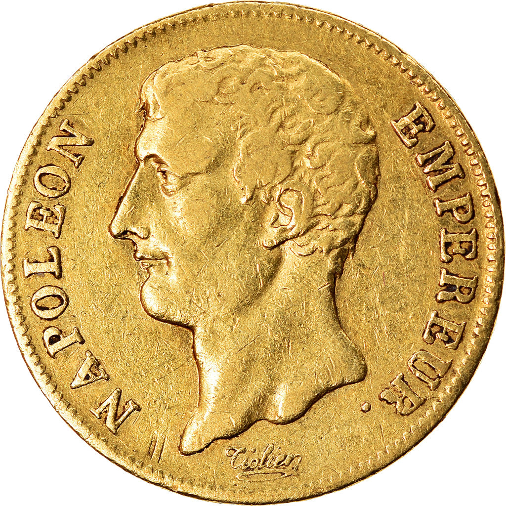 Moneda, Francia, Napoléon I, 20 Francs, An 12, Paris, MBC, Oro, KM:661