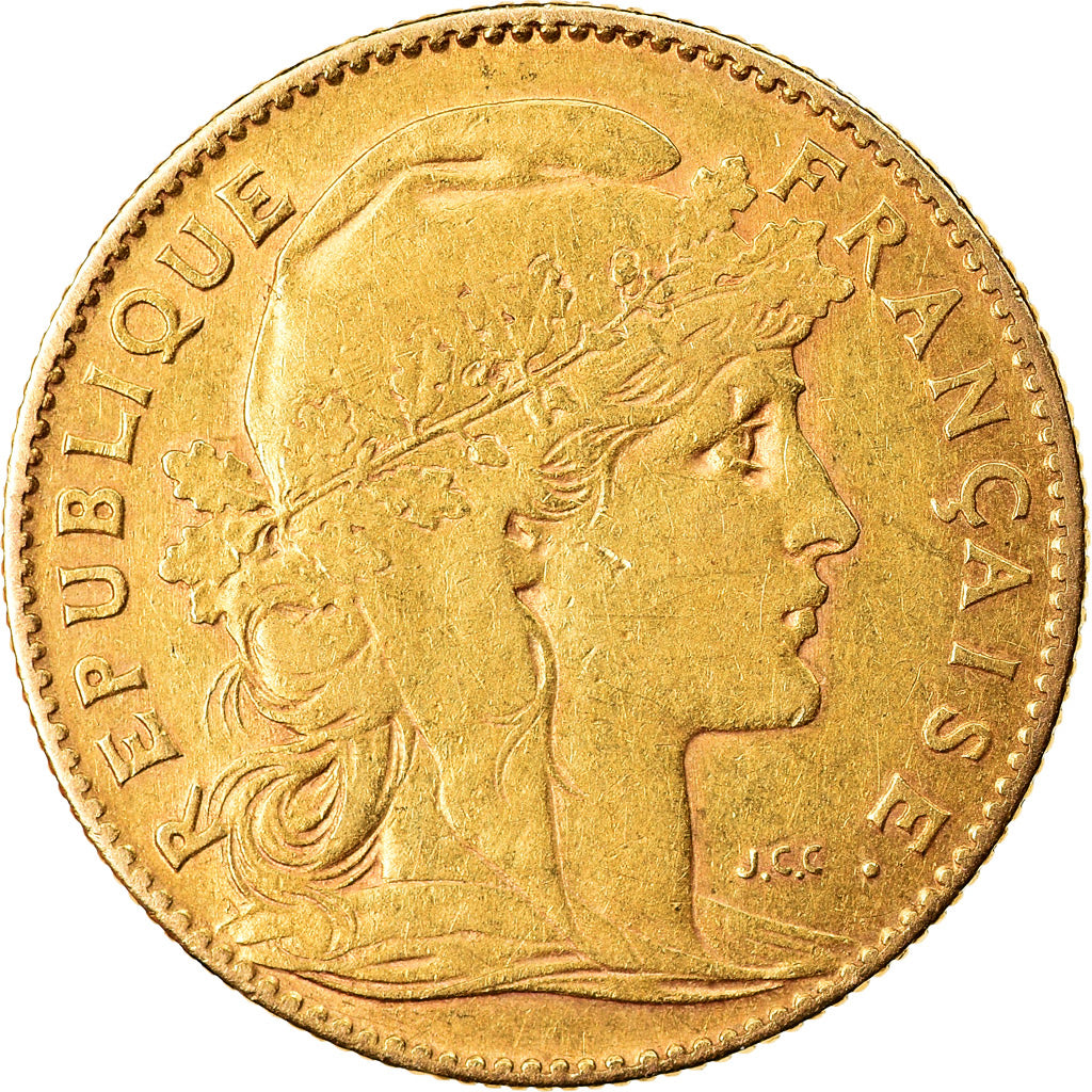 Coin, France, Marianne, 10 Francs, 1906, Paris, EF(40-45), Gold, KM:846