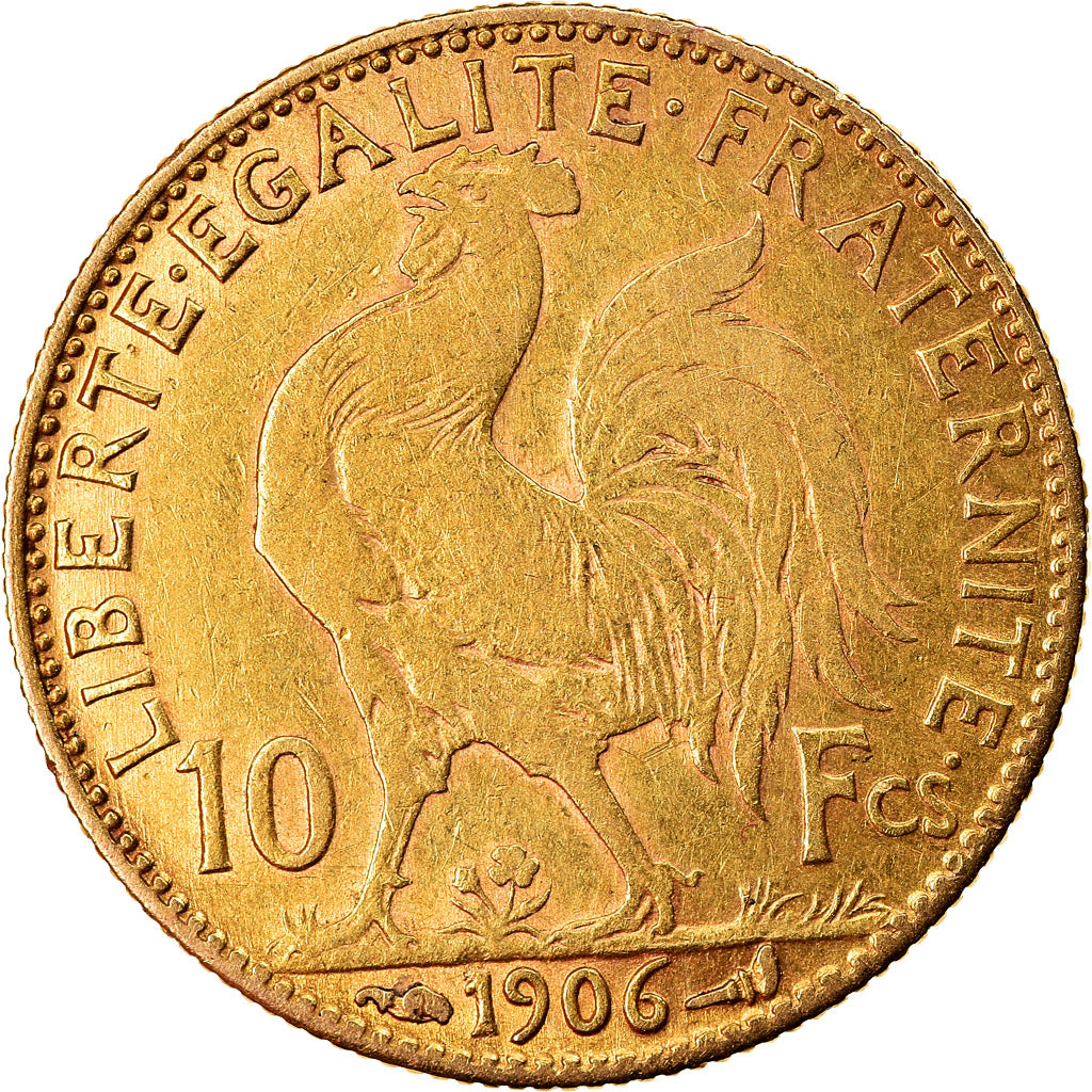 Coin, France, Marianne, 10 Francs, 1906, Paris, EF(40-45), Gold, KM:846