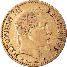 Monnaie, France, Napoleon III, Napoléon III, 10 Francs, 1865, Paris, TB+, Or