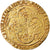 Moeda, França, Jean II le Bon, Ecu d'or à la chaise, Ecu d'or, VF(30-35)