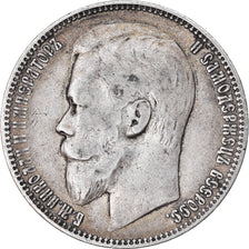 Moneta, Russia, Nicholas II, Rouble, 1899, St. Petersburg, BB, Argento, KM:59.3