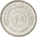 Coin, Egypt, 25 Piastres, 2010, MS(63), Nickel plated steel, KM:991