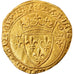 Moeda, França, Charles VII, Ecu d'or, Toulouse, EF(40-45), Dourado
