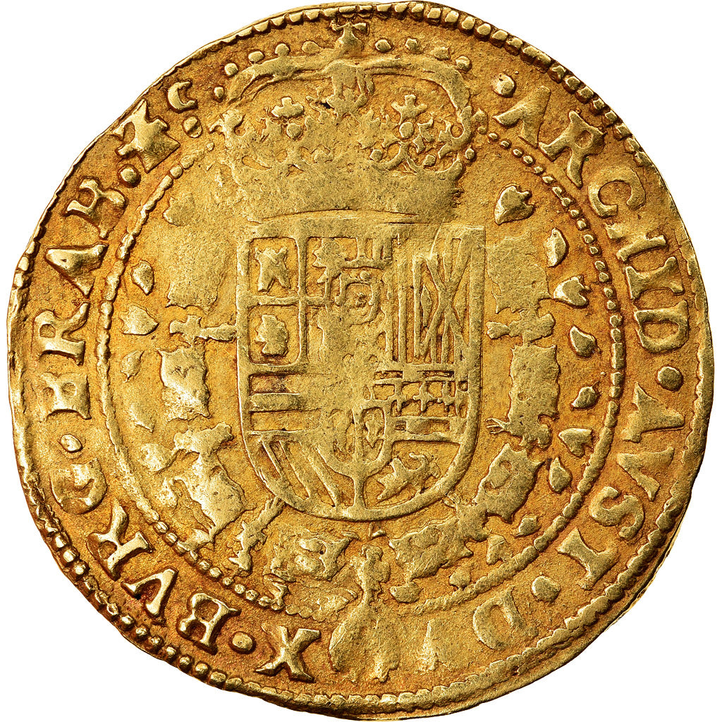 Coin, Spanish Netherlands, BRABANT, Philipp IV, Souverain Ou Lion D'or, 1656