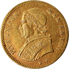 Münze, Italien Staaten, PAPAL STATES, Pius IX, Scudo, 1854, Roma, VZ, Gold