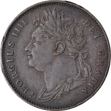 Coin, Great Britain, George IV, Farthing, 1821, AU(50-53), Copper, KM:677
