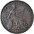 Monnaie, Grande-Bretagne, George IV, Farthing, 1821, TTB+, Cuivre, KM:677
