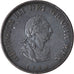 Coin, Great Britain, George III, Farthing, 1799, London, EF(40-45), Copper