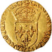 Coin, France, Charles IX, Ecu d'or, 1565, La Rochelle, EF(40-45), Gold