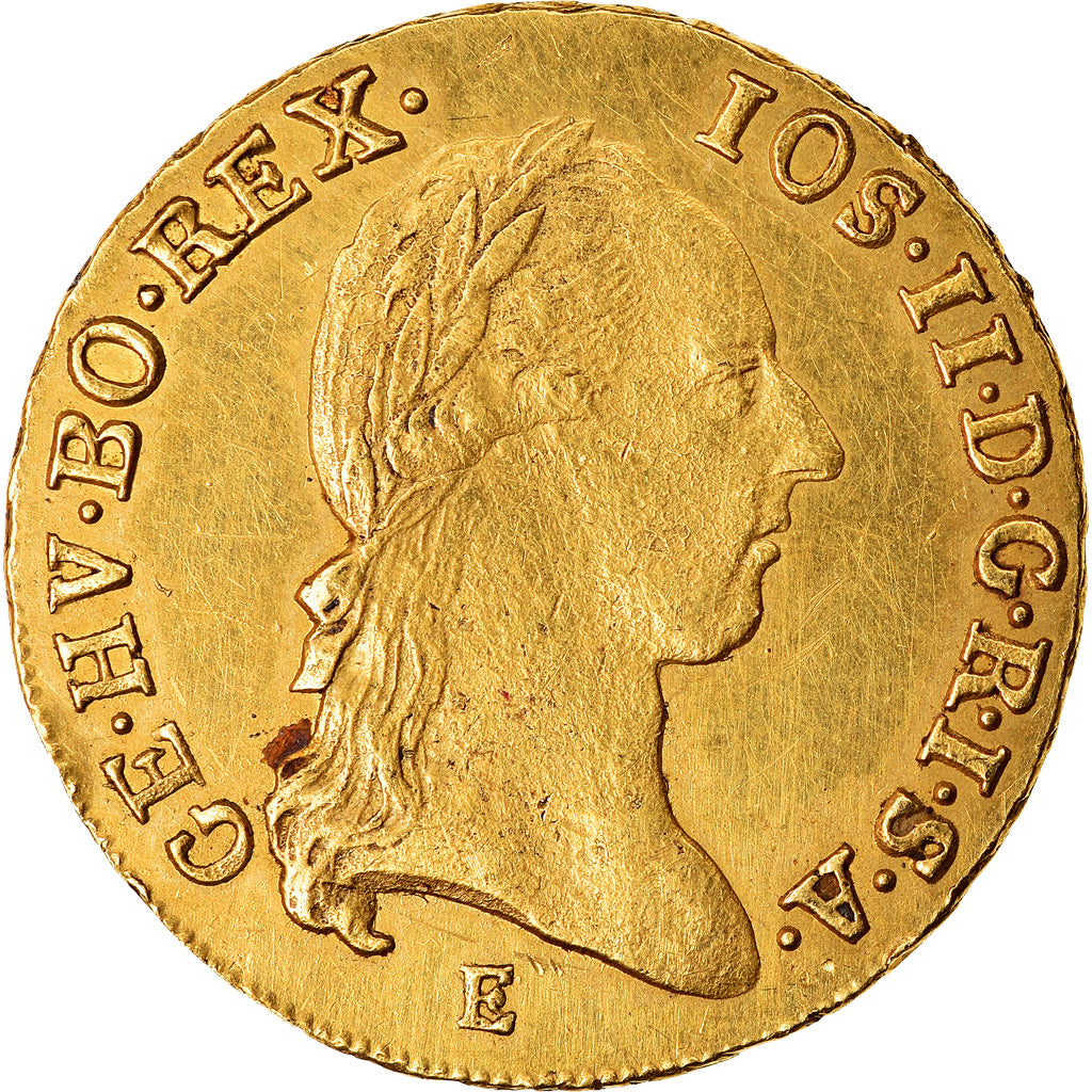 Moneta, Austria, Joseph II, Ducat, 1790, Karlsburg, BB, Oro, KM:1873